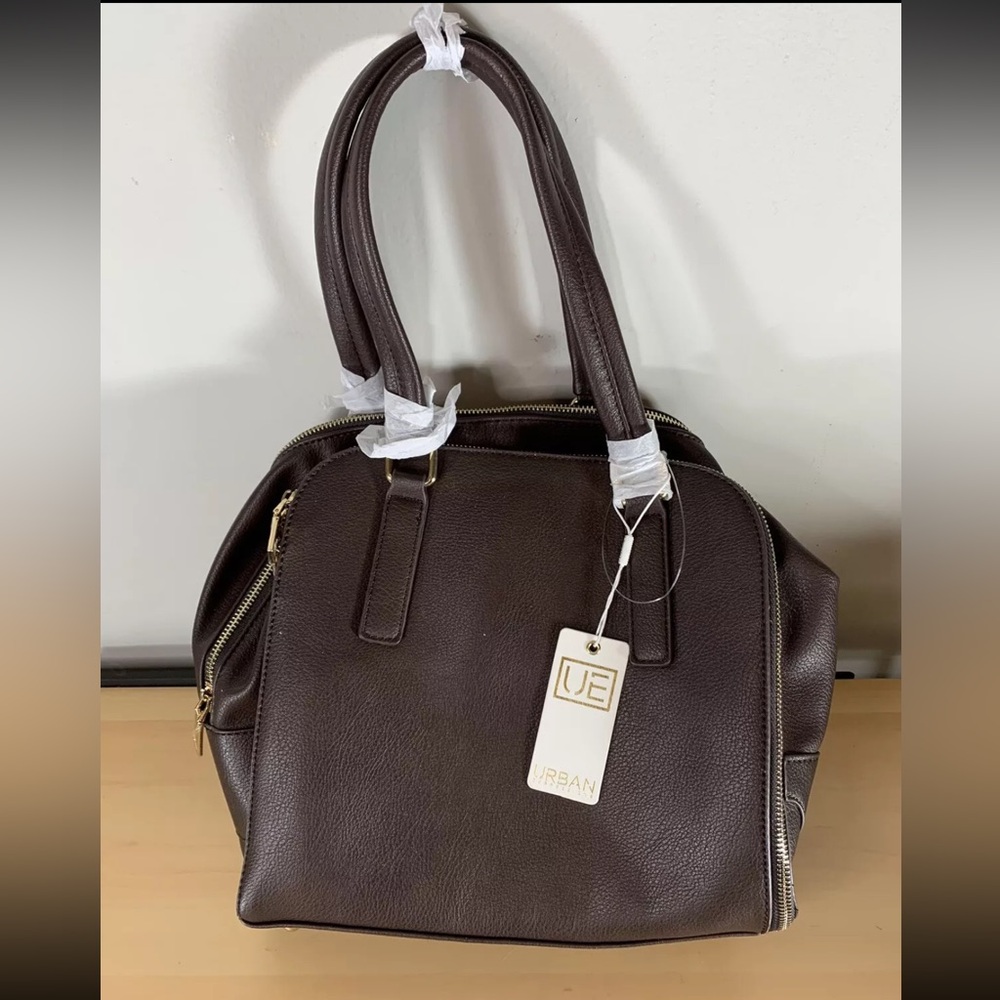 NEW NWT Urban Expressions Brown Womens Handbag, Comes With Shoulder Strap